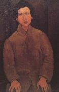 Amedeo Modigliani Chaim Soutine (mk38) oil on canvas